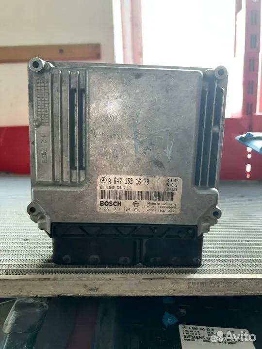 Эбу (блок управления) Mercedes cr3 OM647 2.7cdi - миниатюра 2