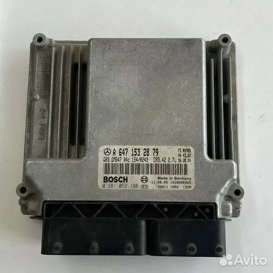 Эбу (блок управления) Mercedes cr3 OM647 2.7cdi - миниатюра 3