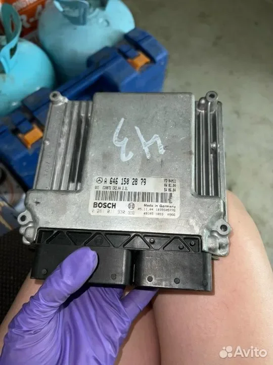 Обнуленный эбу OM646 CR3.44 Mercedes C, E, S, CLK - миниатюра 4