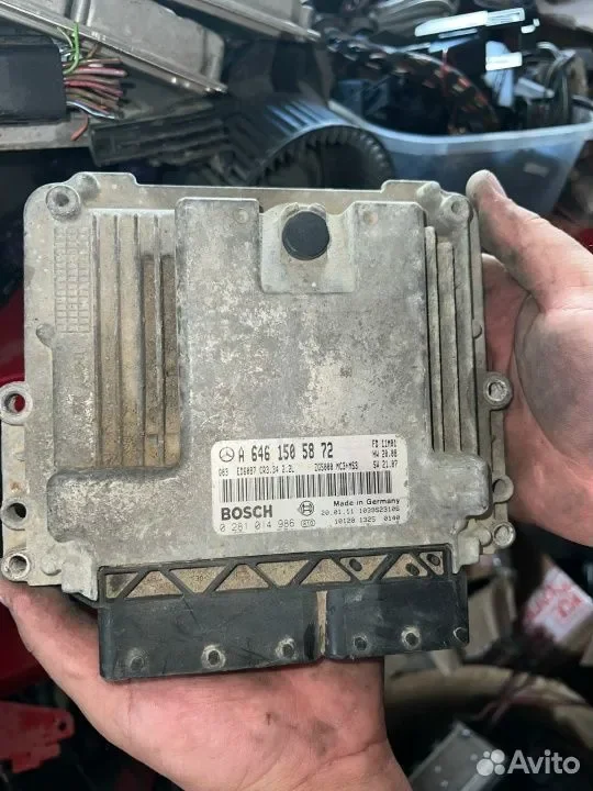 Обнуленный ЭБУ двигателя Mercedes Sprinter W906 om646 Евро 3 CR3 - A 646 150 58 72
