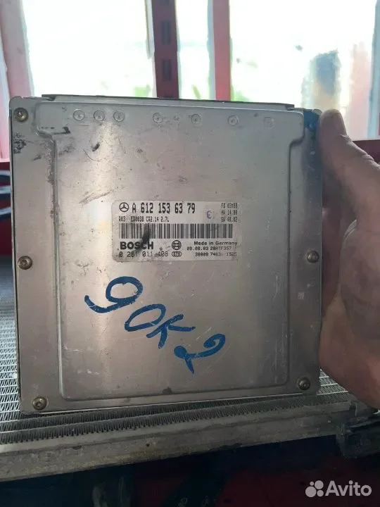 Обнуленный эбу двигателя OM612 С,E,M,S Classe CR2 - миниатюра 3