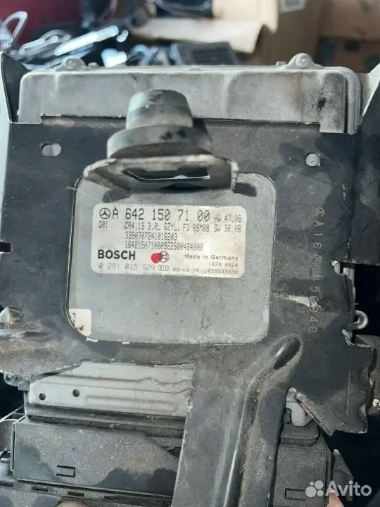 Обнуленный эбу OM642 3.0CDI CR4 Mercedes ML164 - миниатюра 4