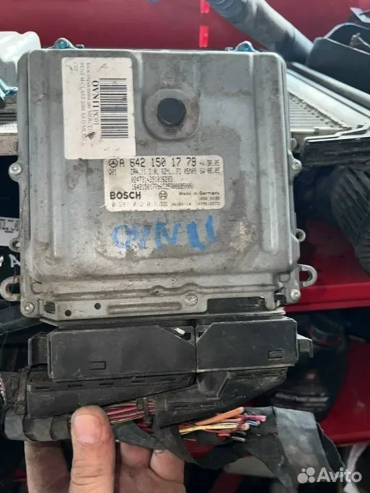 Обнуленный эбу OM642 3.0CDI CR4 Mercedes ML164 - миниатюра 5