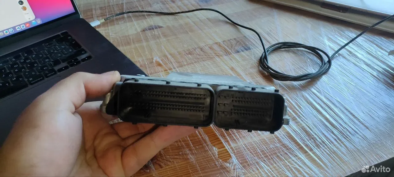 Блок управления двигателем Mercedes cr3 om647 - миниатюра 4