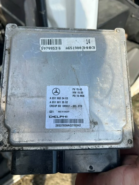 ЭБУ двигателя Delphi CRD3P.80 om651 Mercedes Sprinter w906 E5-E6 - A 651 900 34 03