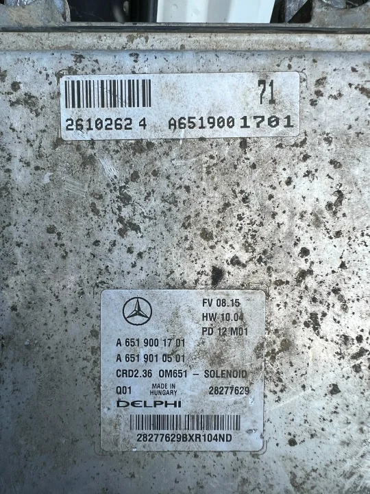ЭБУ двигателя Delphi CRD2.36 om651 Mercedes Sprinter w906 - миниатюра 3