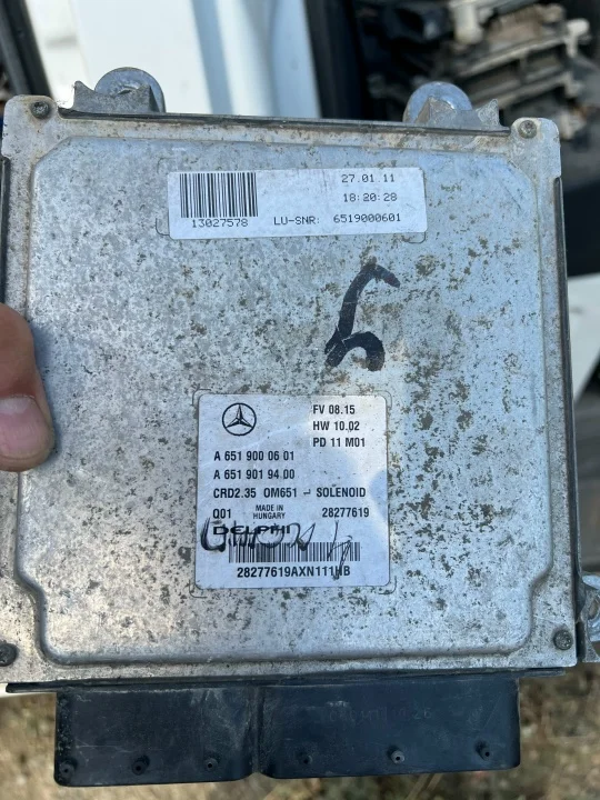 ЭБУ двигателя Delphi CRD2.35 om651 Mercedes Sprinter w906 - миниатюра 4