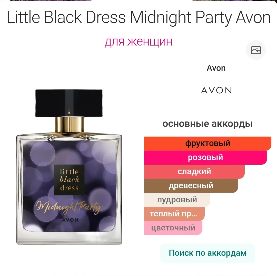 Little Black Dress Midnight Party парфюмерная вода - миниатюра 3