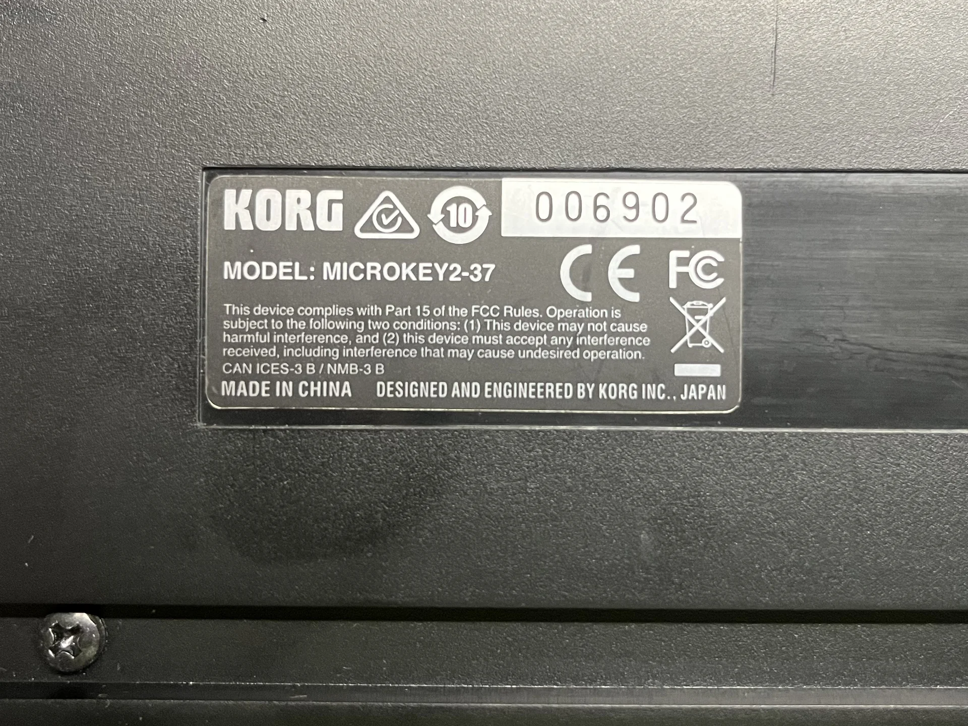 Midi клавиатура korg microkey2-37 - миниатюра 2