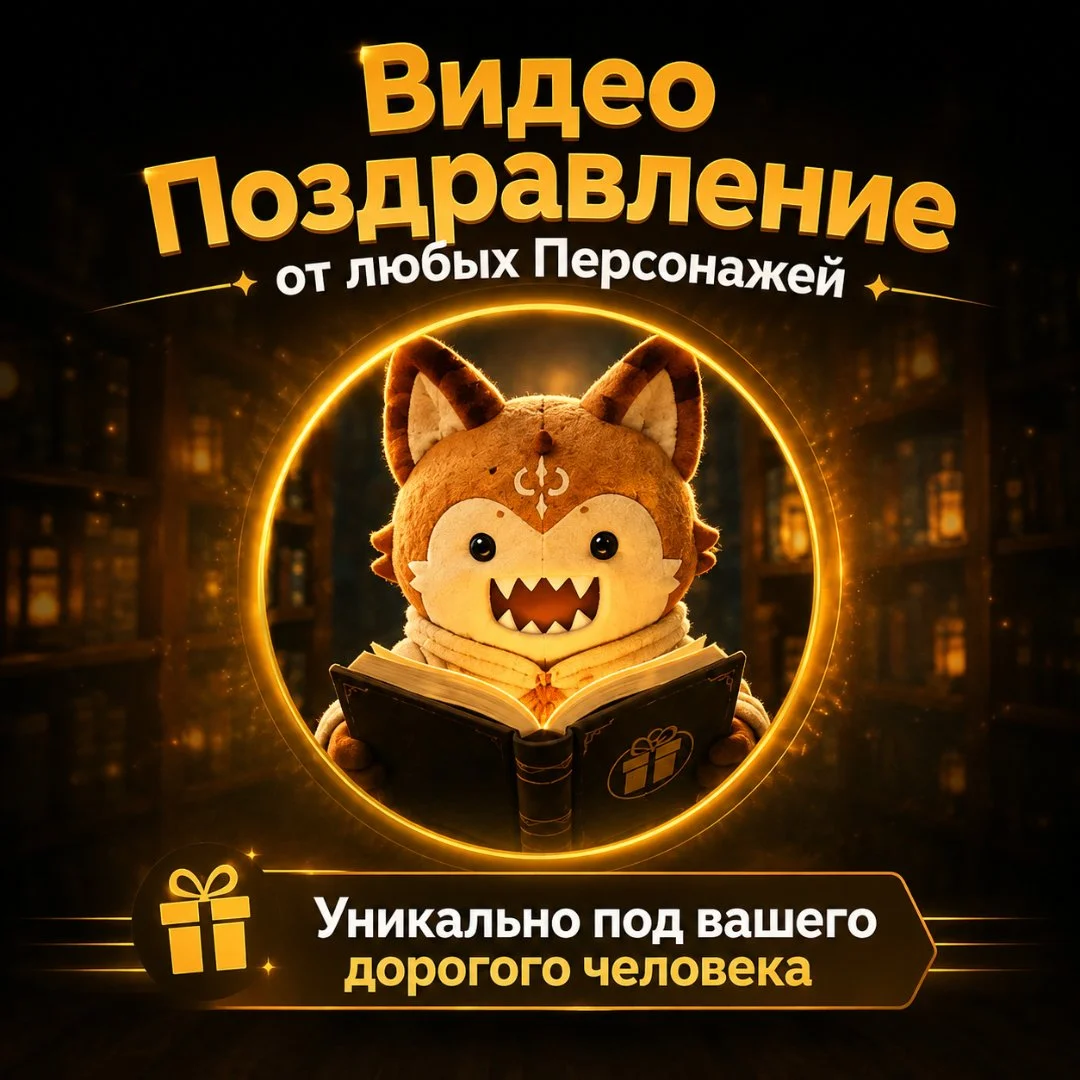 ПОЗДРАВЛЕНИЕ С ПРАЗДНИКОМ ОТ ЛЮБИМОГО ПЕРСОНАЖА! - изображение 1