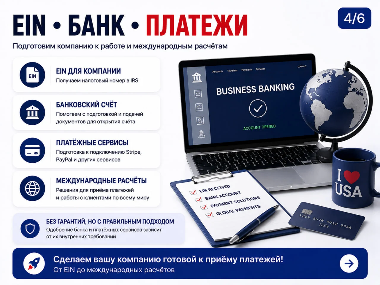 Регистрация компании LLC в США под ключ - миниатюра 4