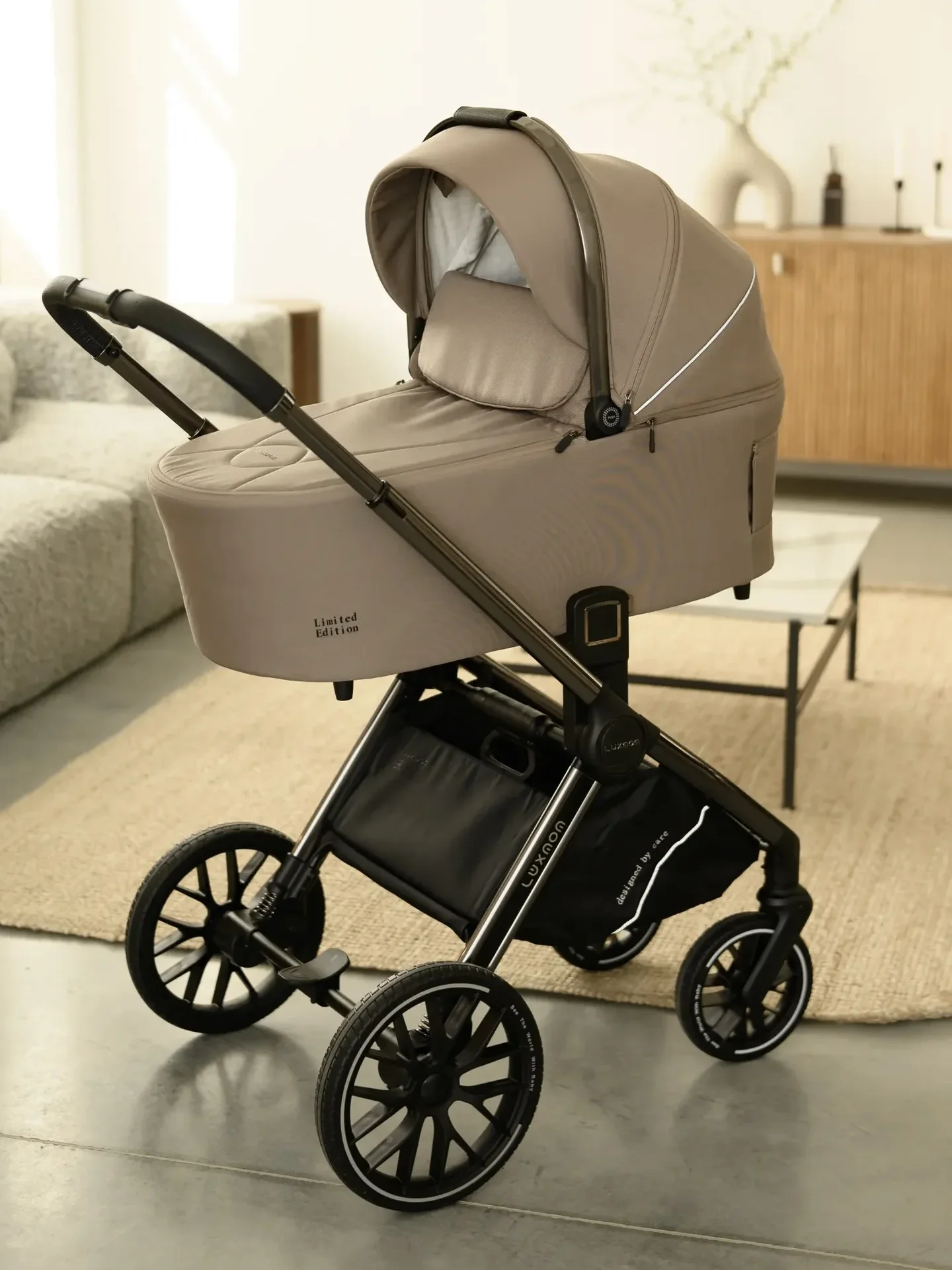 Детская коляска Luxmom 888x 3в1 - миниатюра 2