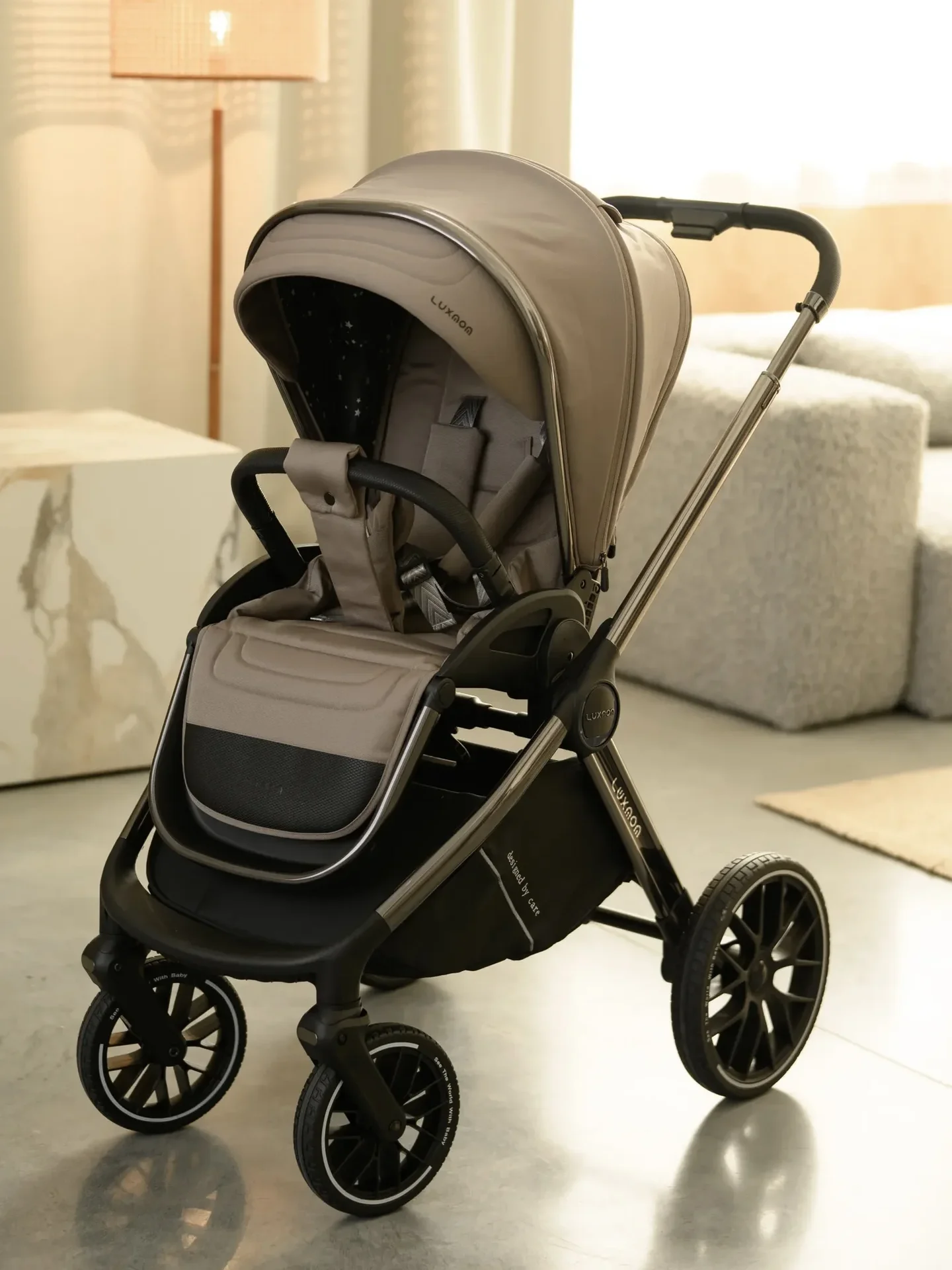 Детская коляска Luxmom 888x 3в1 - миниатюра 7