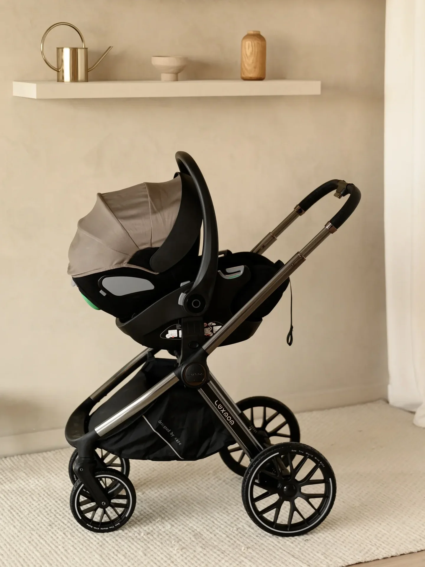 Детская коляска Luxmom 888x 3в1 - миниатюра 9