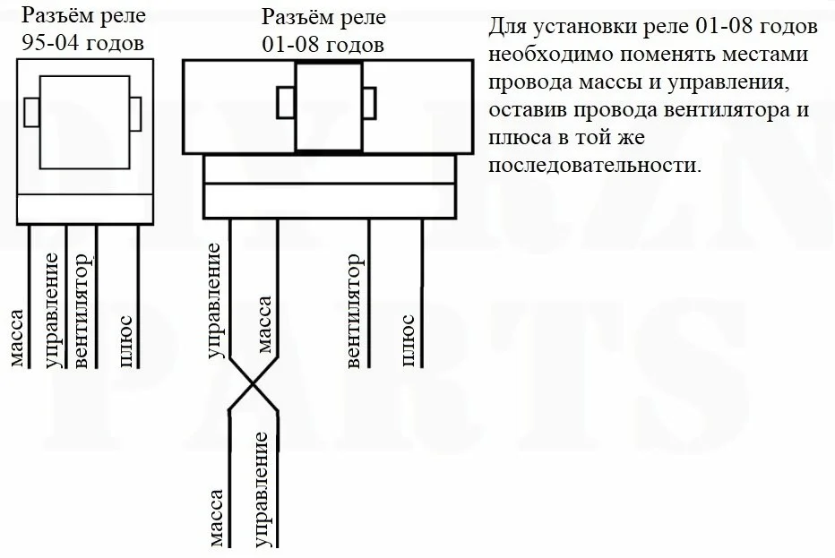 Реле вентилятора Chrysler Voyager 3 - миниатюра 4