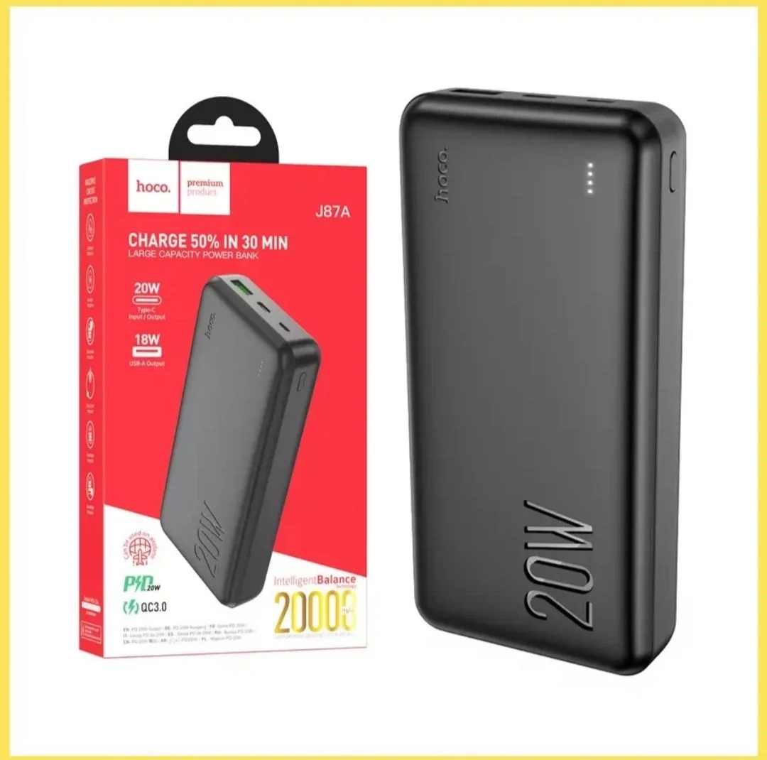 Power Bank Hoco J87A 20000 mAh 20W - изображение 1
