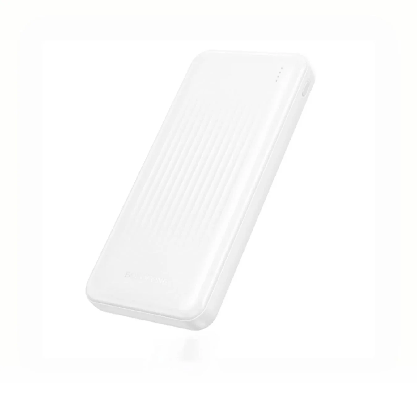 Power Bank) Borofone BJ78 в стильном белом цвете. - миниатюра 5