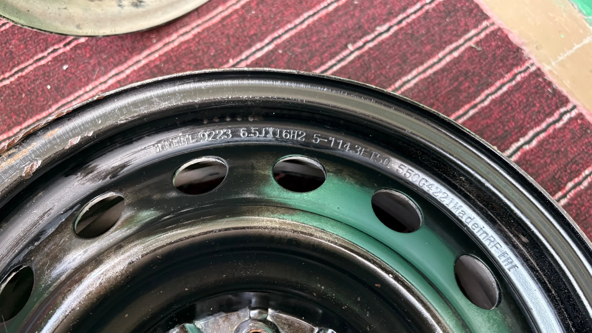 Штампованные диски Mazda 6.5×R16 5×114.3 - миниатюра 5