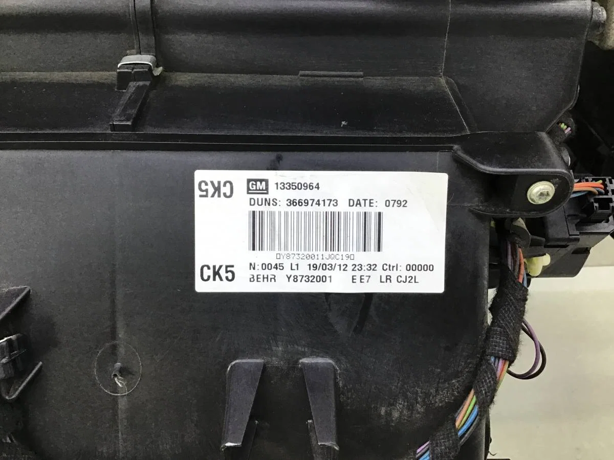 Корпус отопителя Opel Astra J (P10) 2009-2015 [13350964] - миниатюра 6