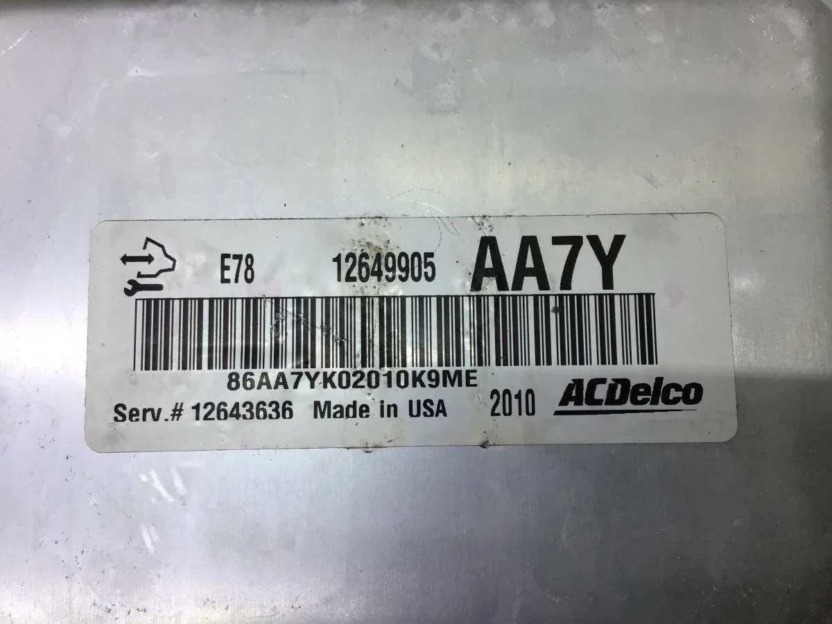 Блок управления двигателем Opel Astra J (P10) 2009-2015 [12649905] - миниатюра 8