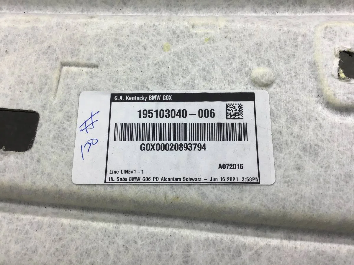Обшивка потолка BMW X6 G06 2019> [51448099871] - миниатюра 10