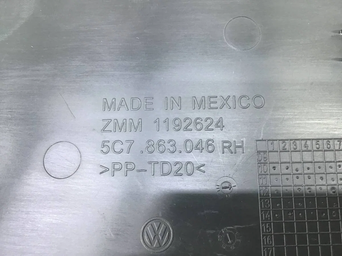 Накладка (кузов внутри) Volkswagen Jetta (5K) 2011> [5C7863046] - миниатюра 9