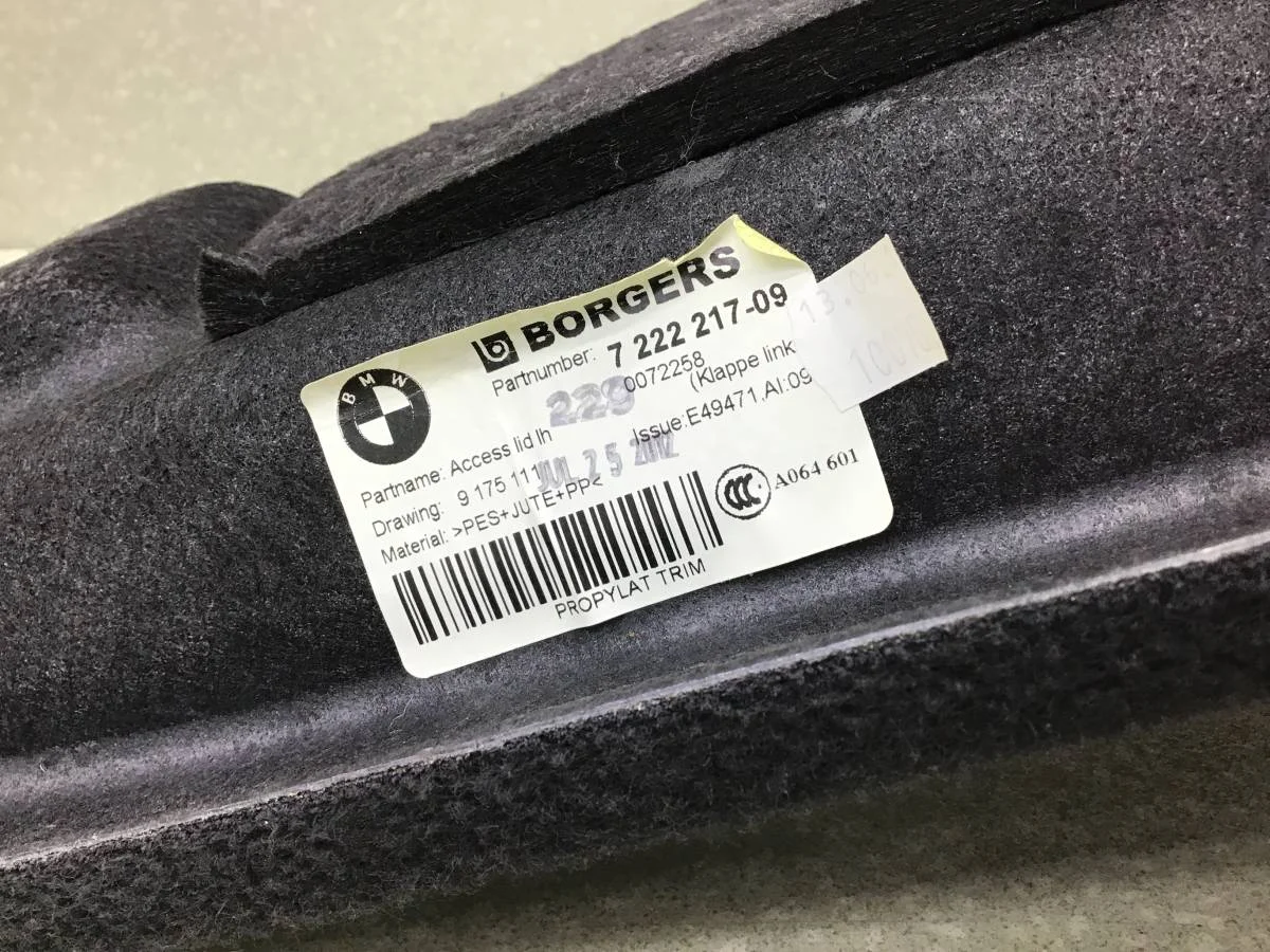 Обшивка багажника BMW X3 F25 2010-2017 [51479207906] - миниатюра 10