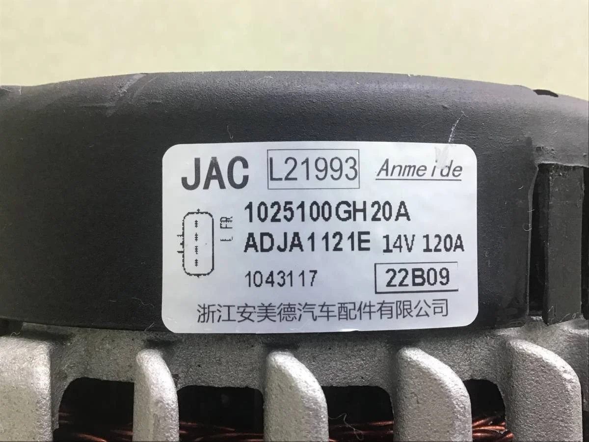 Генератор JAC JS6 2022> [1025100GH20A] - миниатюра 8