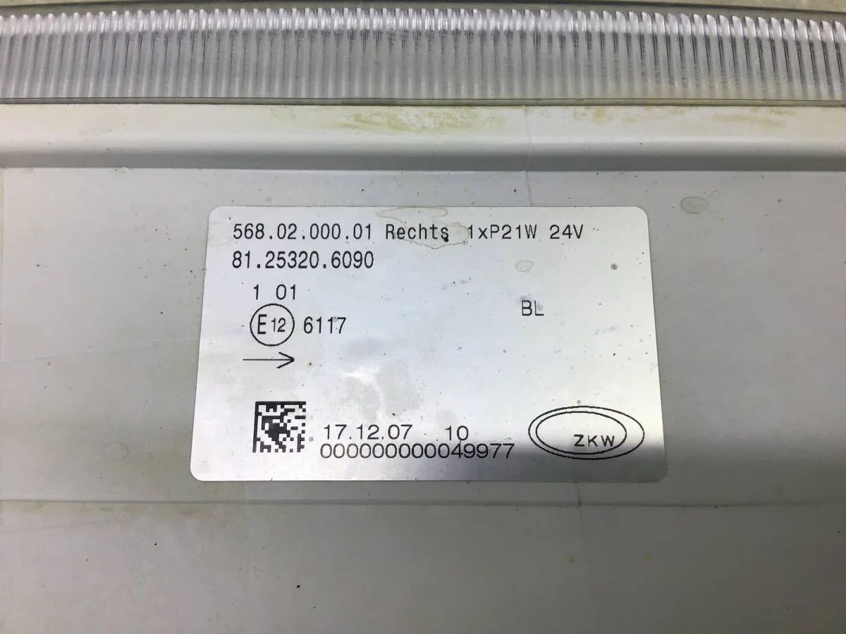 Фара противотуманная правая MAN TGA 2007> [81253206090] - миниатюра 10