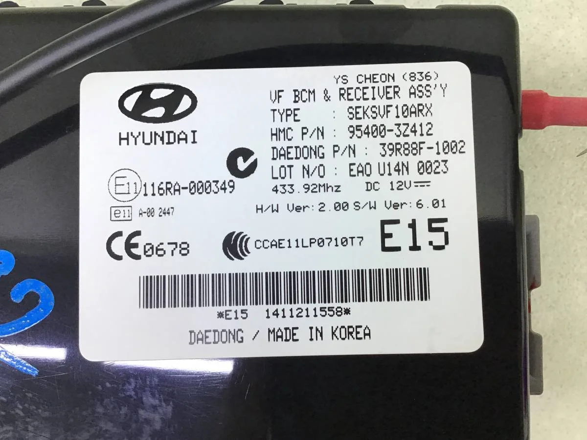 Блок электронный Hyundai i40 (VF) 2011> [954003Z412] - миниатюра 9