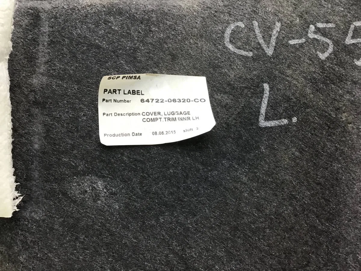 Обшивка багажника Toyota Camry (V50) 2011-2017 [6472206320C0] - миниатюра 7