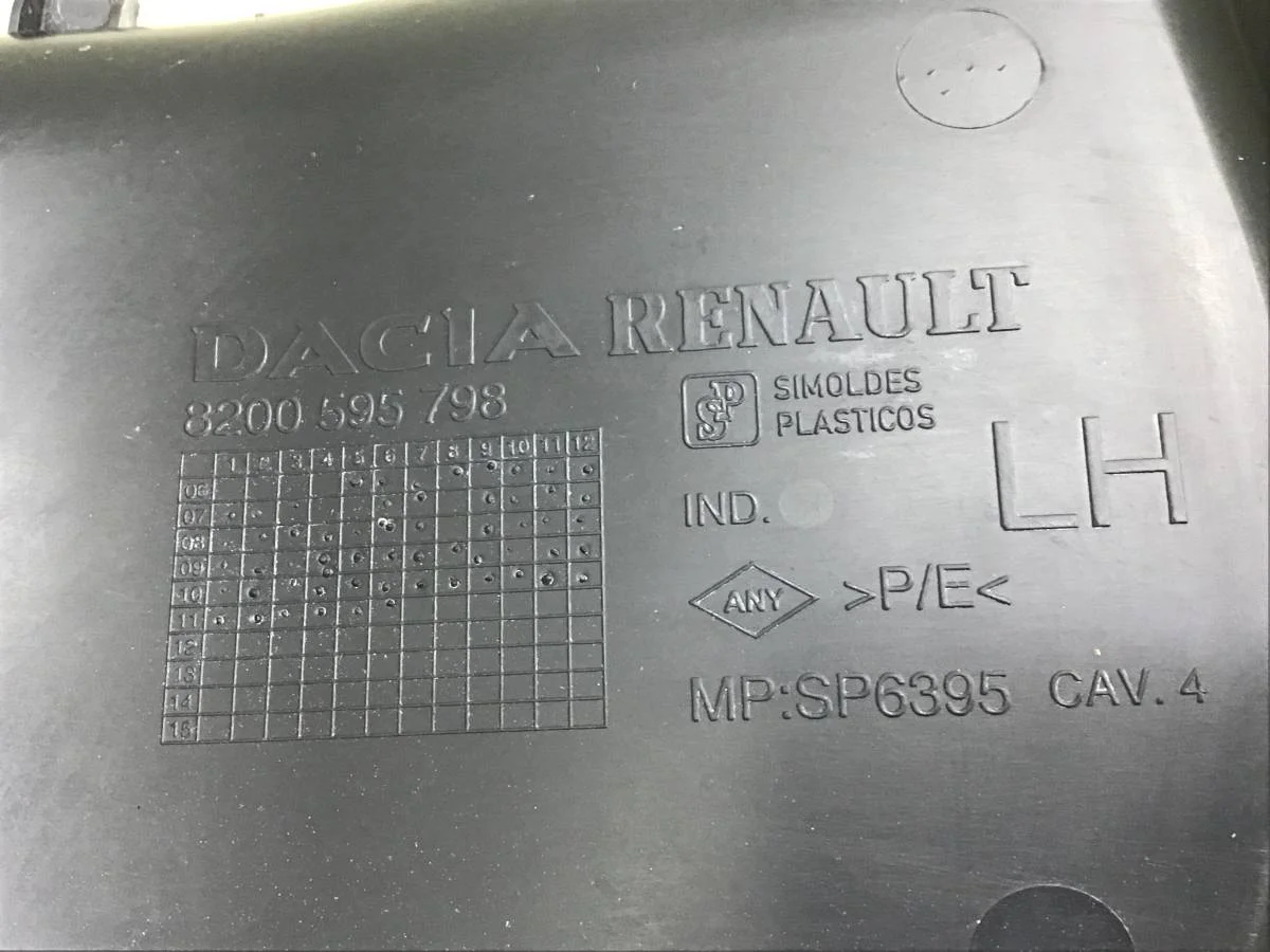 Пыльник двигателя Renault Logan (1) 2005-2014 [8200595798] - миниатюра 4