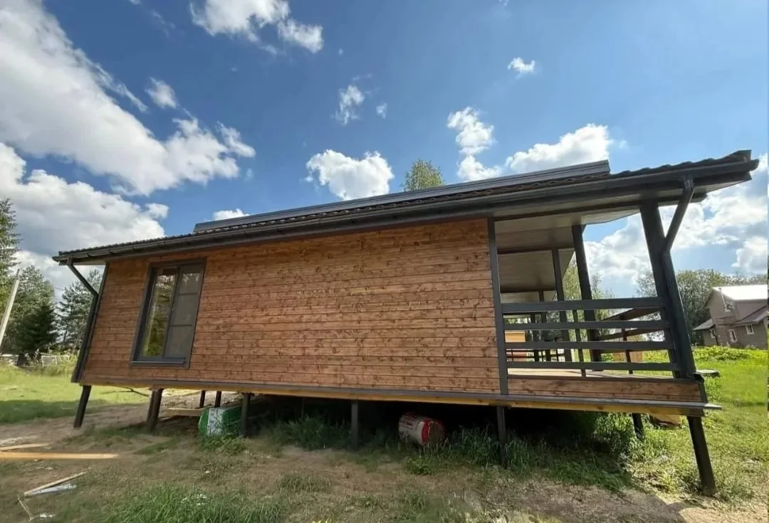 Каркасный дом 100 м² с террасой 20 м² - миниатюра 6