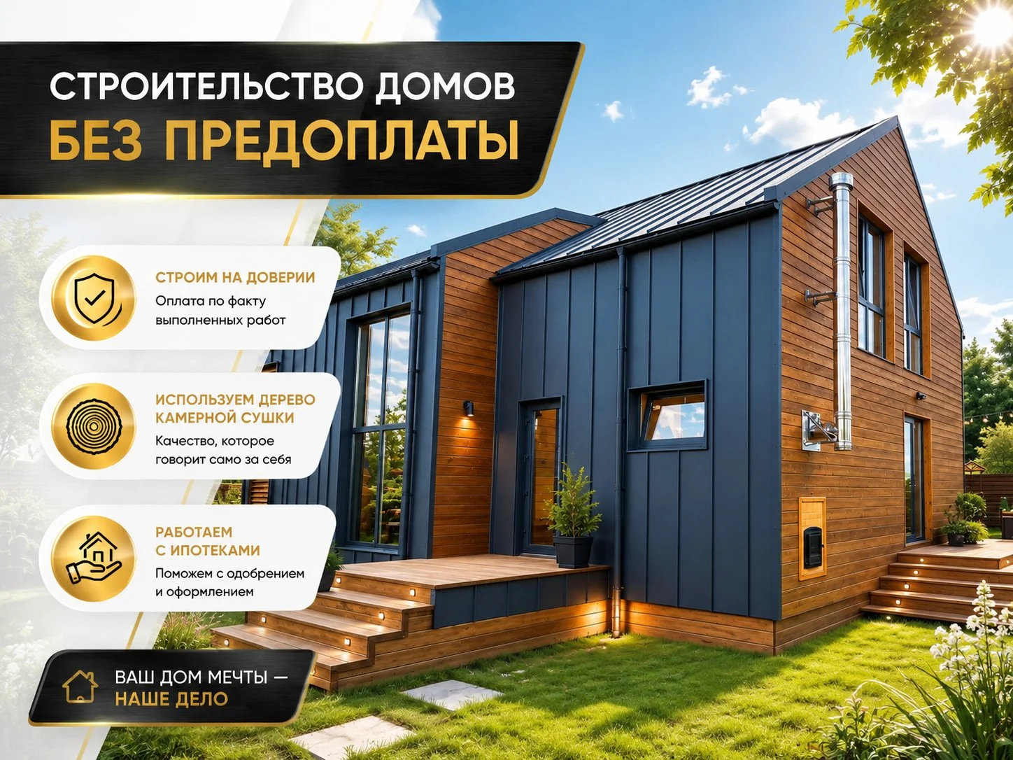 Дом Барн 160м2 под ключ за 80 дней. - миниатюра 2