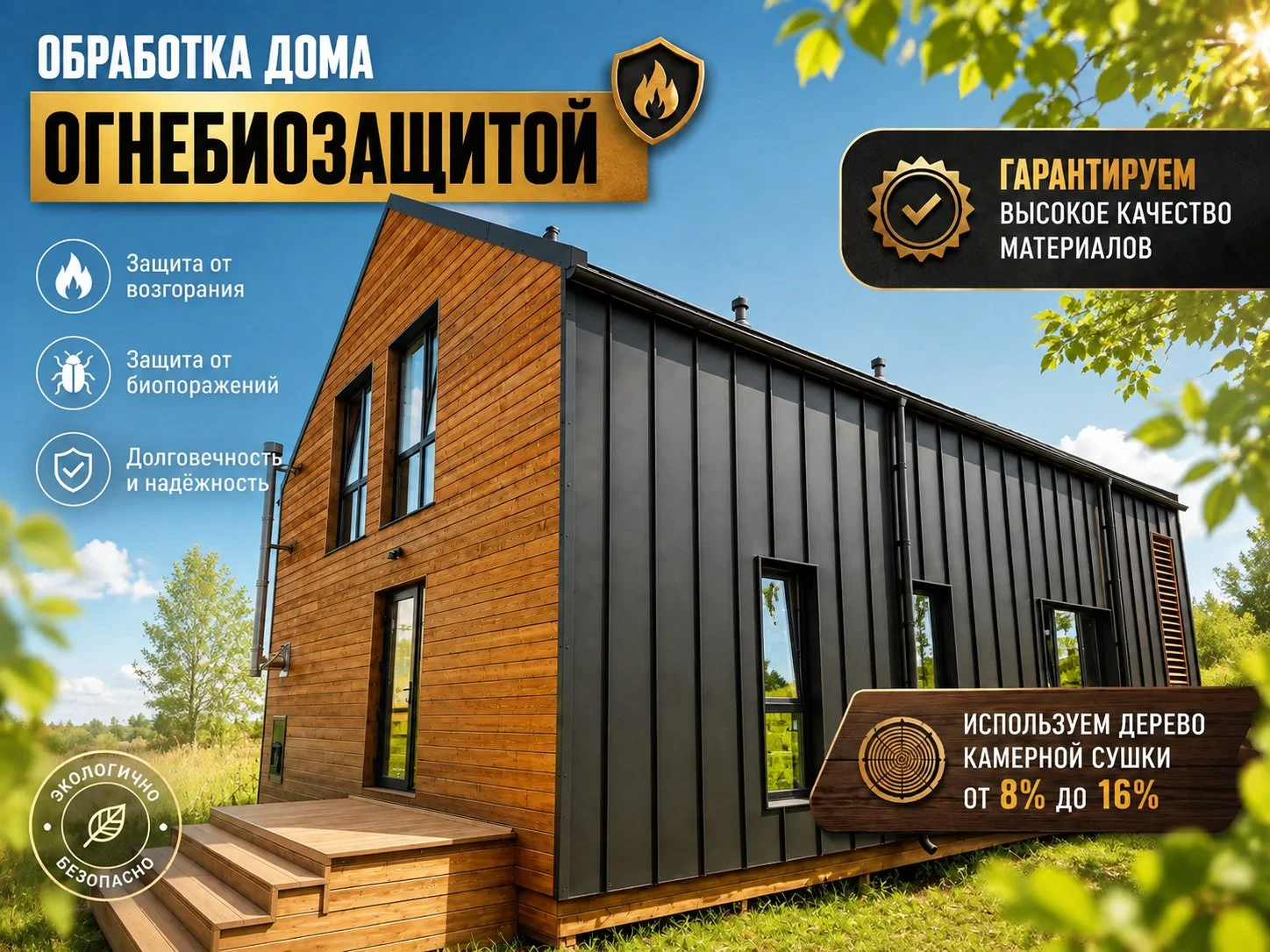 Дом Барн 160м2 под ключ за 80 дней. - миниатюра 3