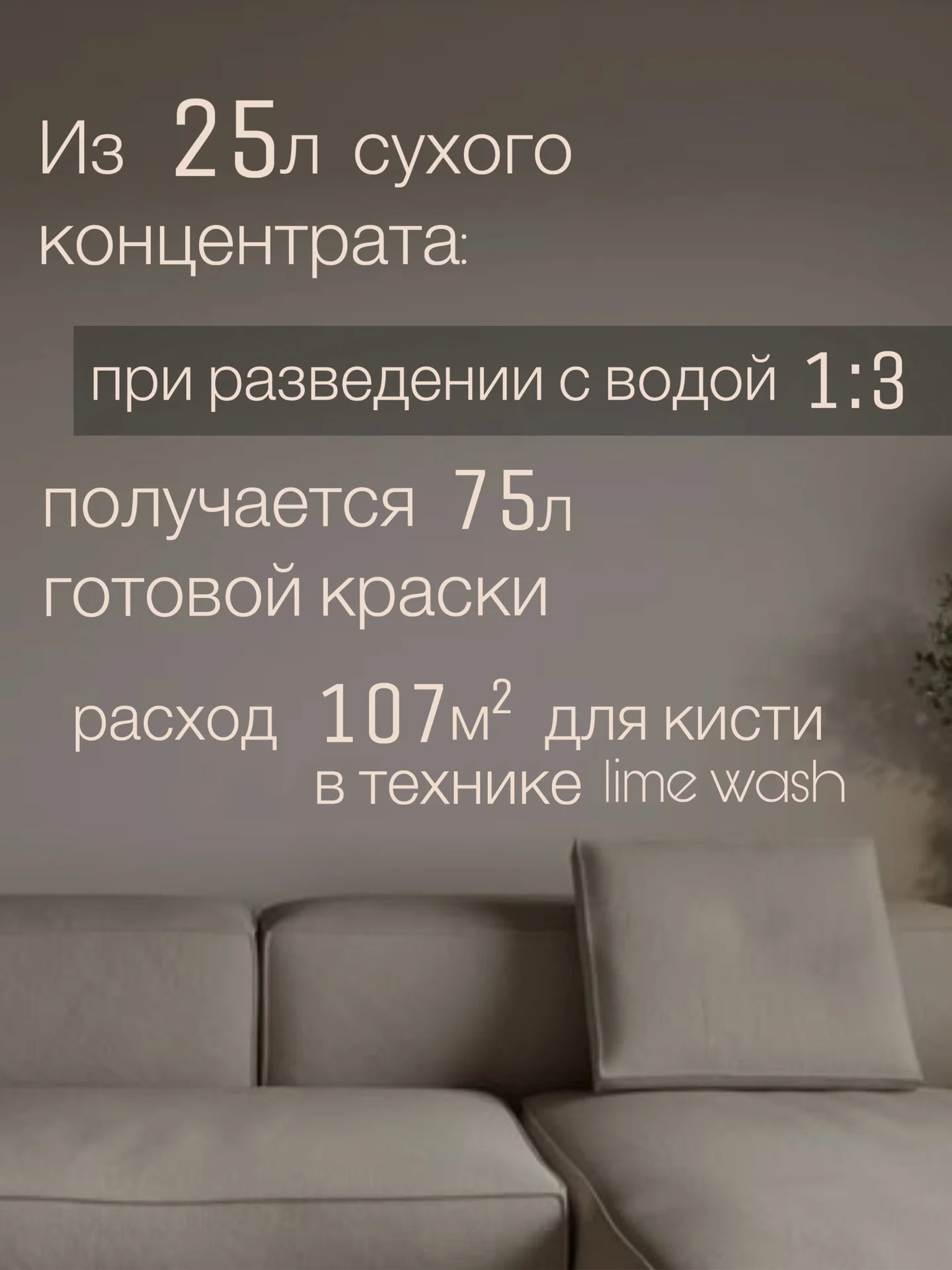 Краска Минеральная Известковая SioLime - миниатюра 2
