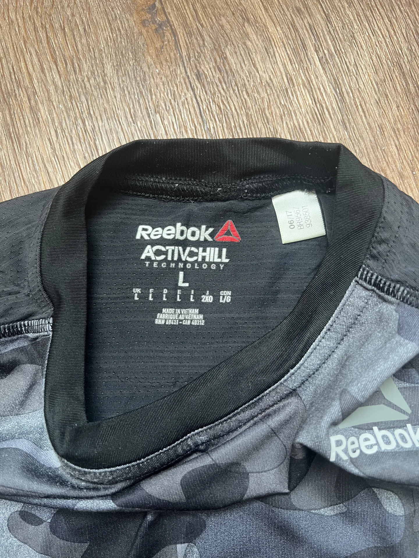 Рашгард мужской reebok L - миниатюра 3