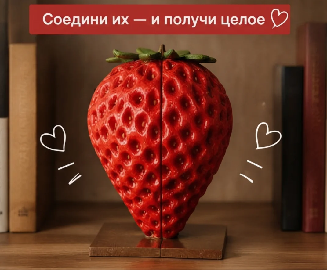 bookholder "сочная клубника" упор для книг - миниатюра 4