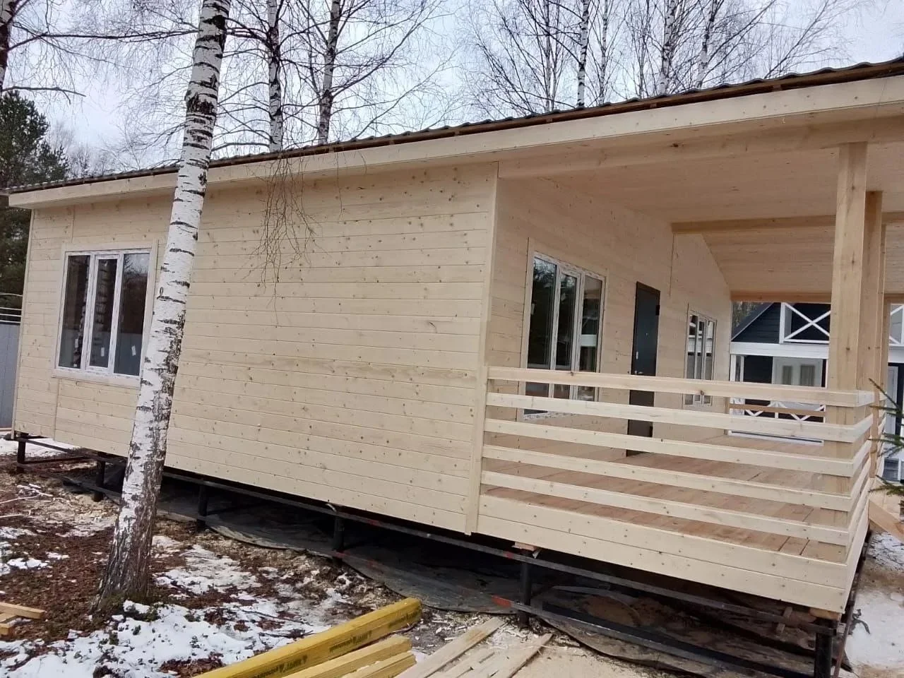 Каркасный дом Шале 9х8 в короткие сроки - миниатюра 3