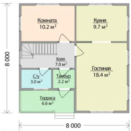 Каркасный дом 8х8 за 30 дней - миниатюра 7