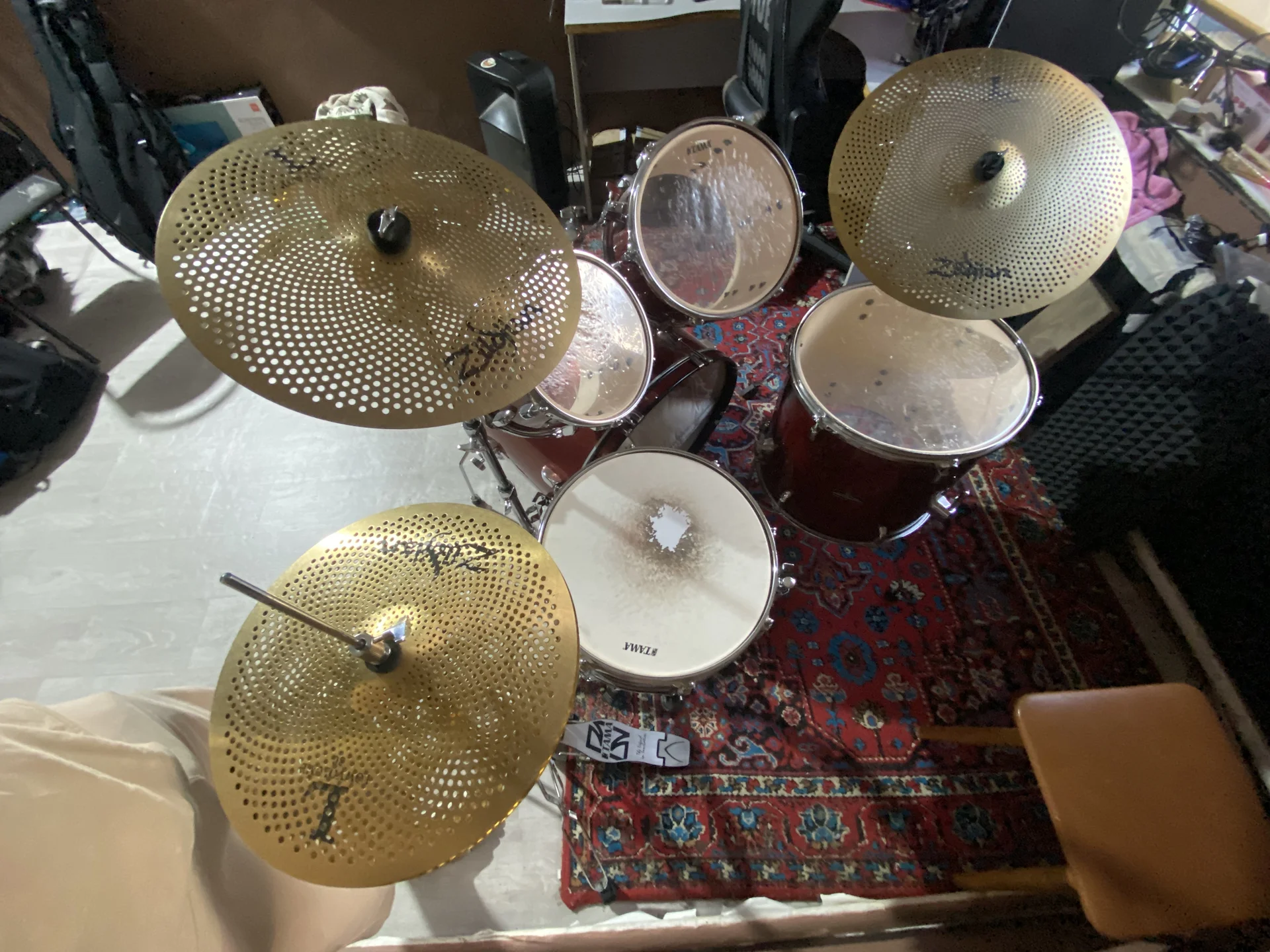 Барабанная установка tama stagestar + zildjian