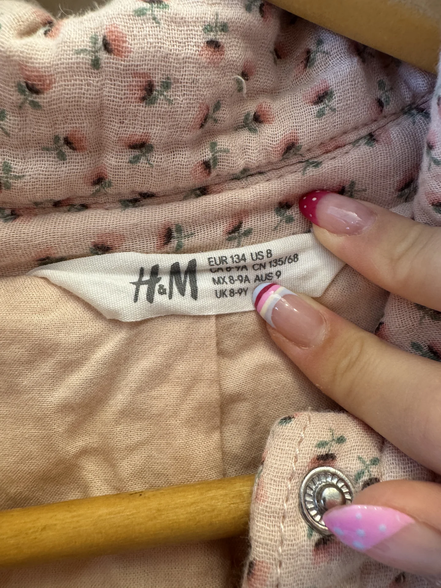 Бомбер H&M розовый для девочек - миниатюра 2