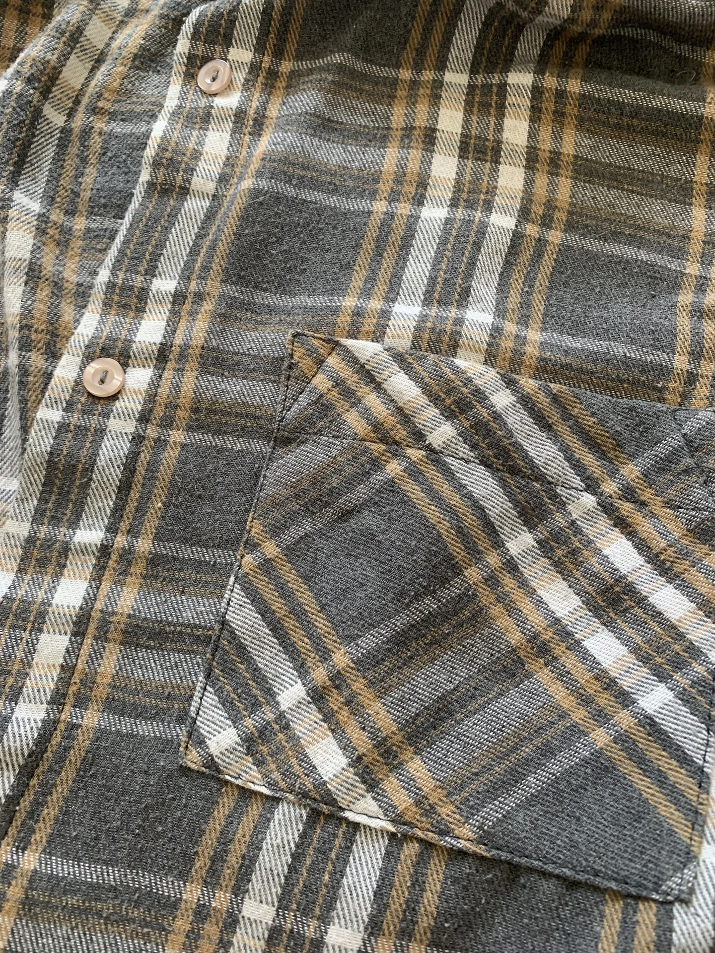 Рубашка женская в клетку оверсайз - миниатюра 3