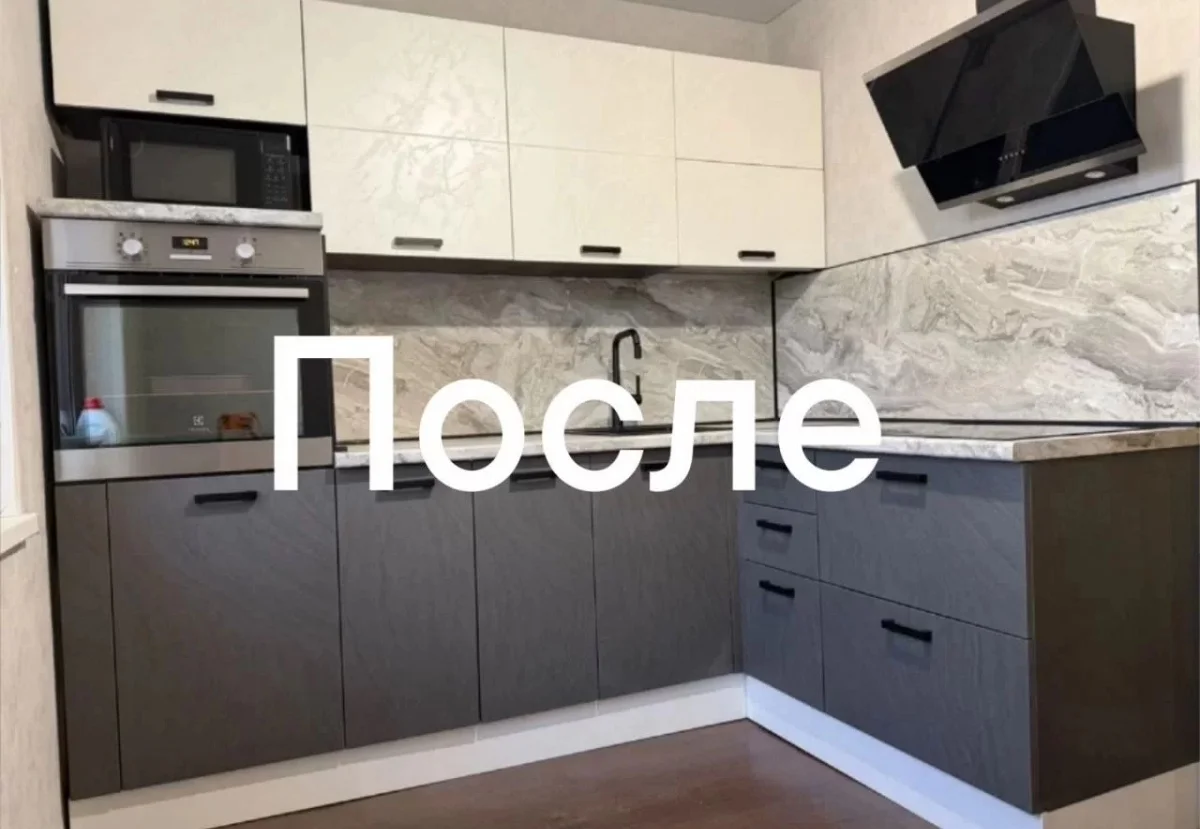 Замена плёнки на кухонных фасадах - миниатюра 5