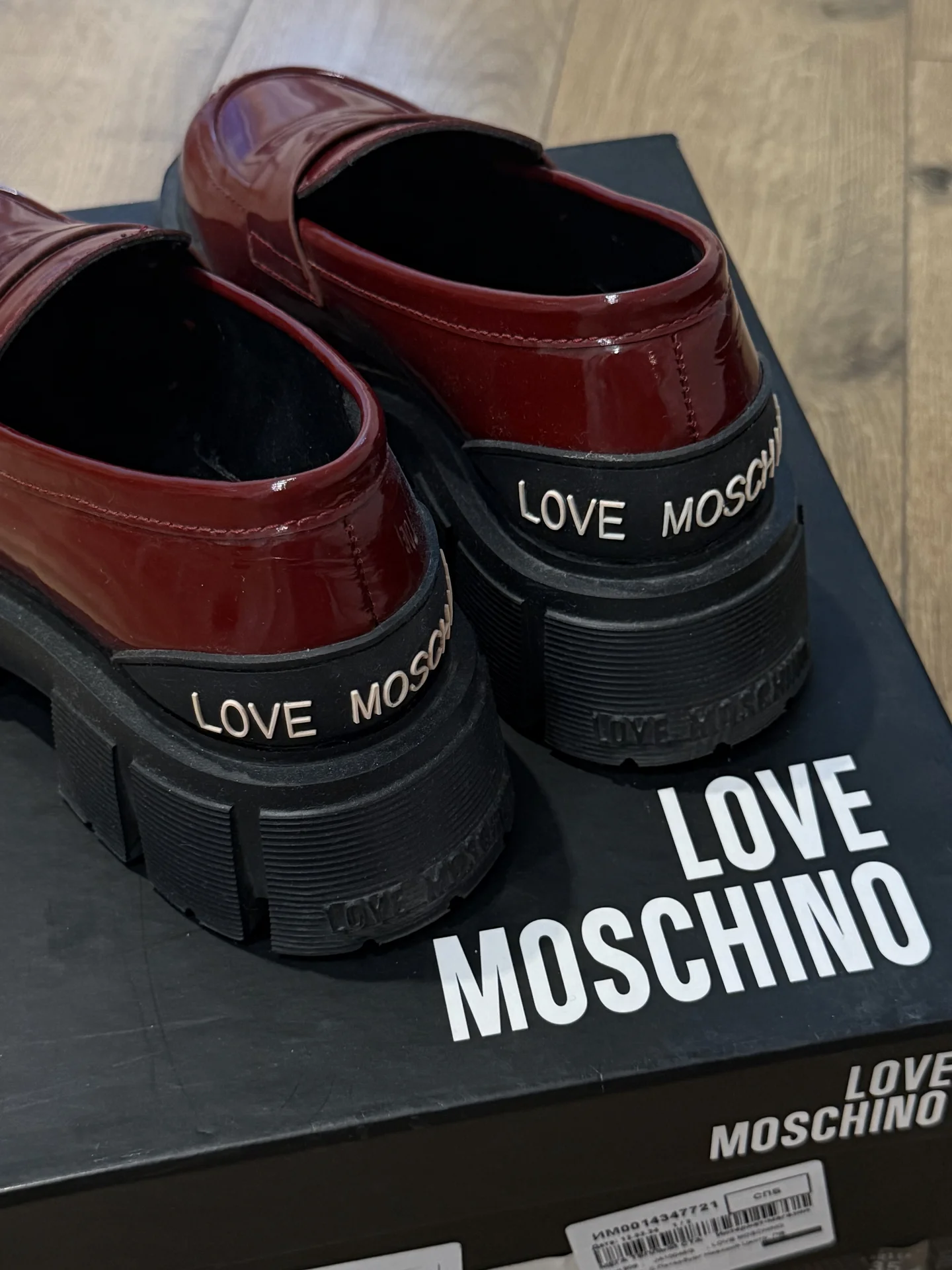 лоферы love moschino - миниатюра 3