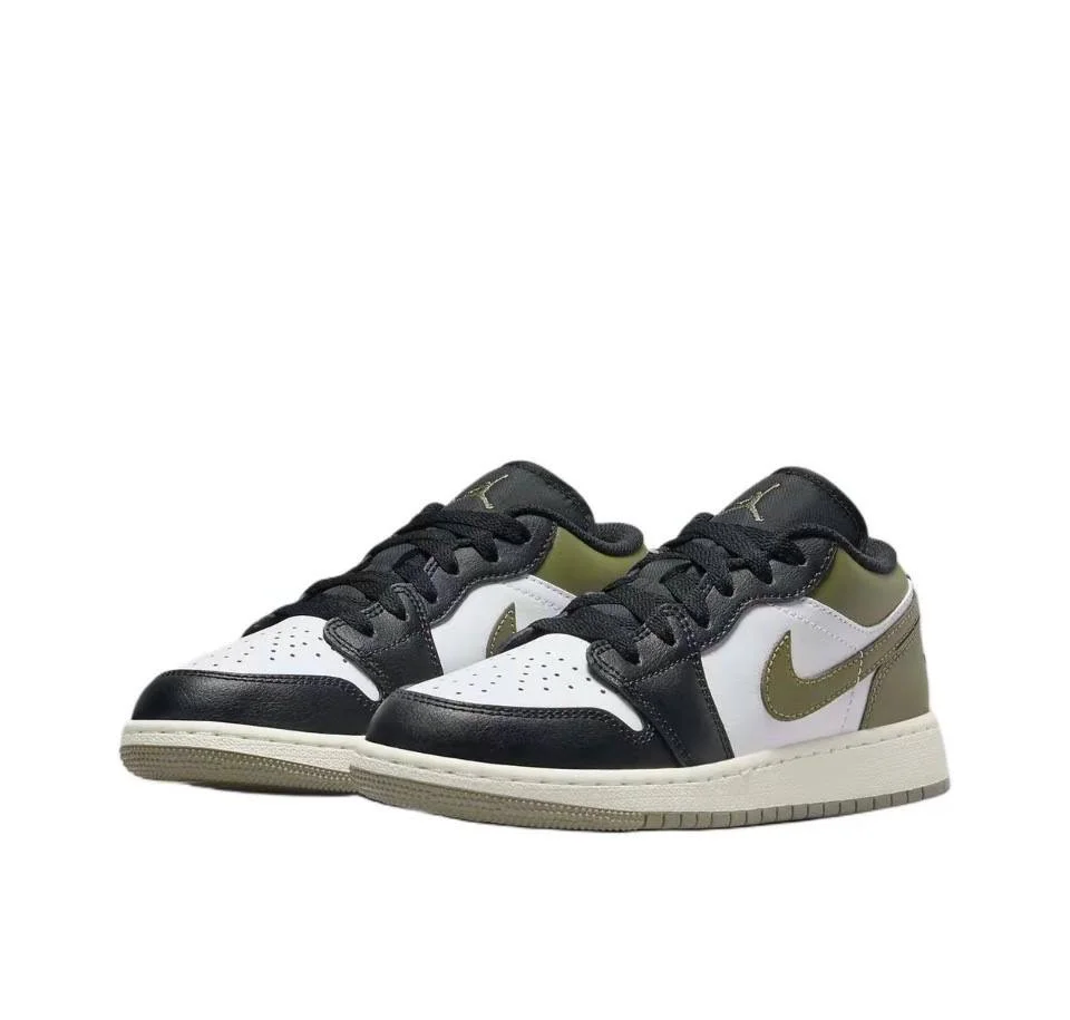 nike air jordan 1 low olive - миниатюра 4