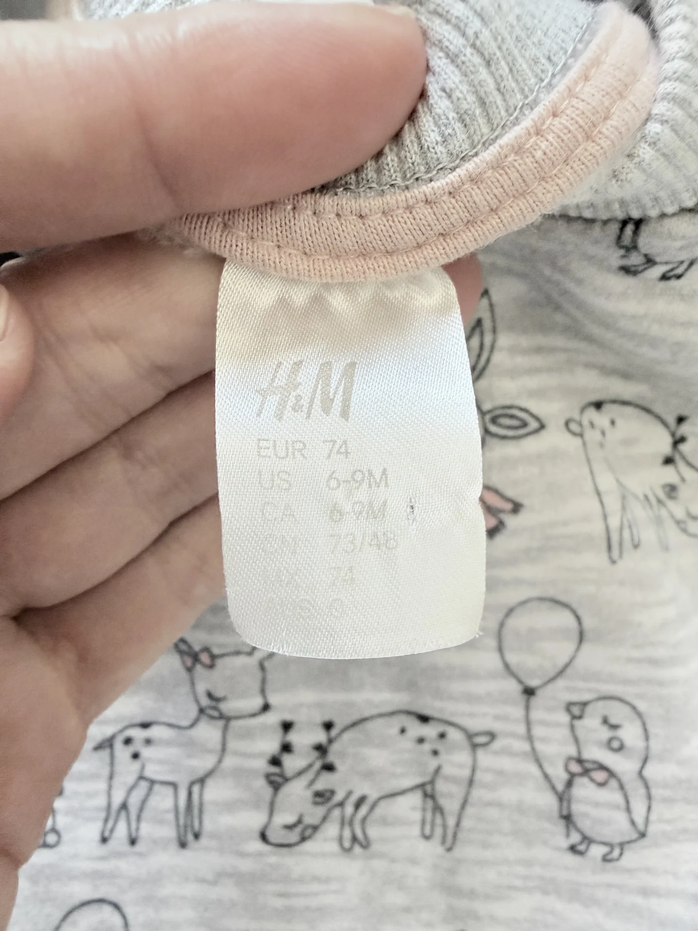 Джемпер для девочки H&M 74 - миниатюра 3