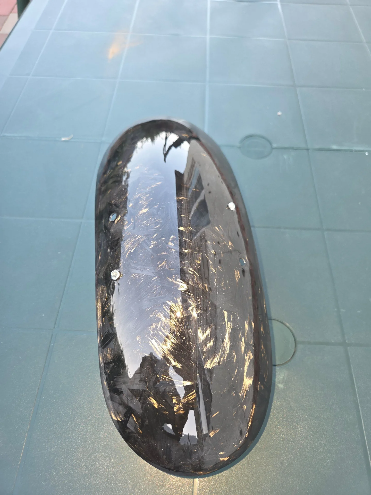 Крыло из карбона на Harley Davidson Sportster - миниатюра 4