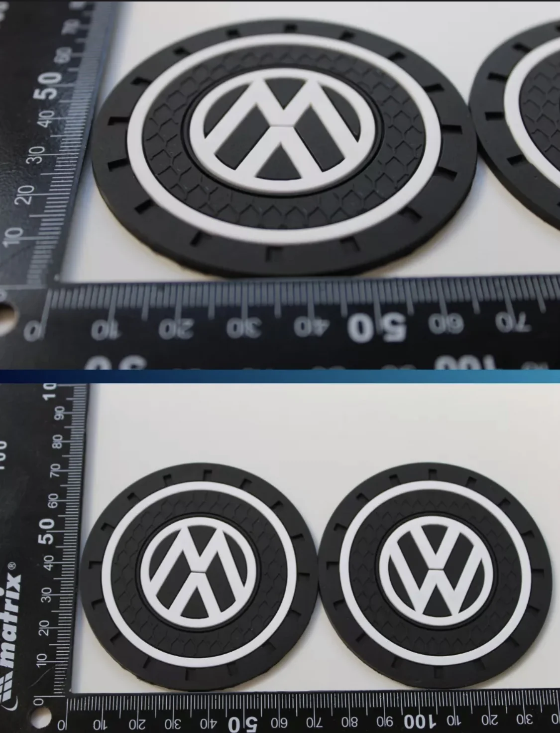 Силиконовый коврик в подстаканник Volkswagen 2 шт - миниатюра 2