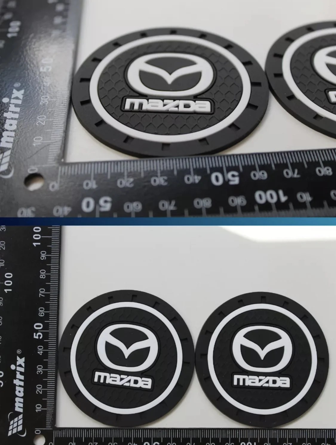 Силиконовый коврик в подстаканник Mazda 2 шт - миниатюра 2